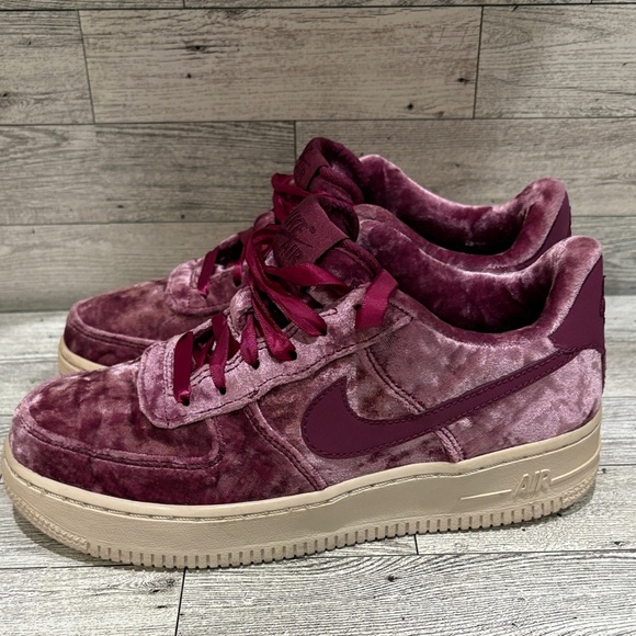Nike Other - Nike Women's Velvet Sneakers in Burgundy and Cream